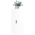 Armario de pared blanco brillante 34,5x34x90
