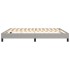 Estructura de cama box spring tela gris claro 180x200