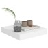 Estantes flotantes de pared 4 uds MDF blanco 23x23,5x3,8