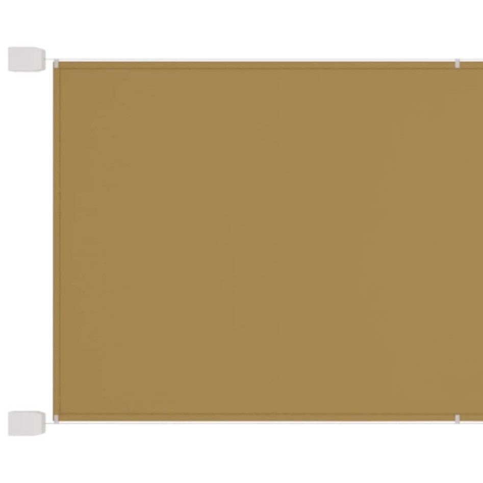 Toldo vertical beige 140x600 cm tela