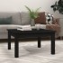 Mesa de centro de madera maciza de pino negro 55x55x30