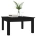 Mesa de centro de madera maciza de pino negro 55x55x30