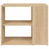 Armario auxiliar madera contrachapada roble Sonoma 60x30x50