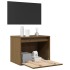 Armario de pared madera maciza de pino marrón miel 45x30x35