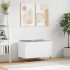 Mueble para discos madera contrachapada blanco 74,5x38x48