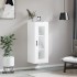 Armario de pared blanco 34,5x34x90