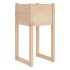 Jardinera 2 unidades madera maciza de pino 40x40x81