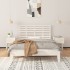Cabecero de cama de pared madera maciza pino blanco 126x3x63