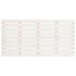 Cabecero de cama de pared madera maciza pino blanco 126x3x63