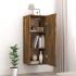 Armario de pared contrachapada roble ahumado 34,5x34x90