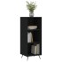 Estantería madera de ingeniería negro 34,5x32,5x90