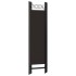Biombo divisor de 4 paneles marrón 160x180