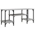 Mueble de TV madera contrachapada gris Sonoma 102x35x45,5