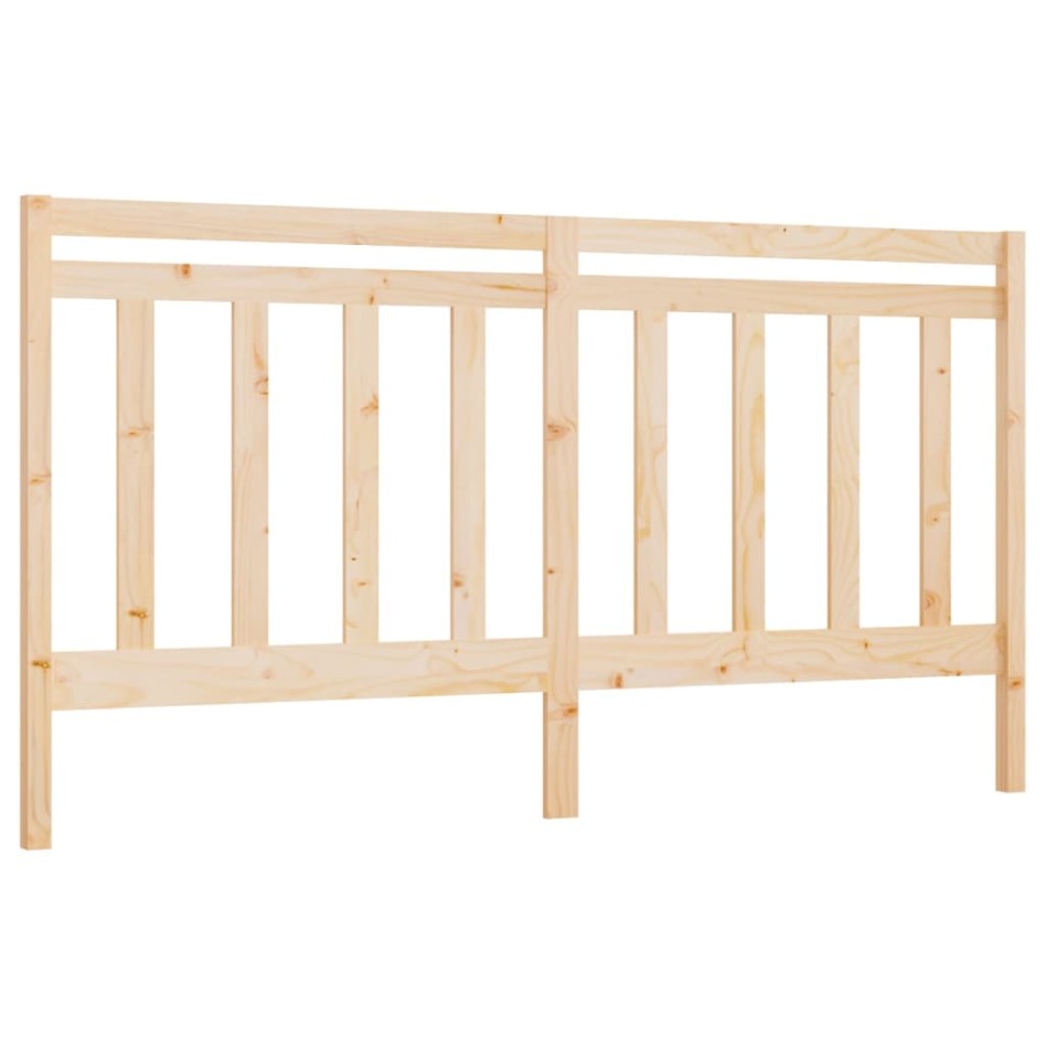 Cabecero de cama madera maciza de pino 206x4x100