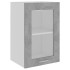 Armario colgante cristal contrachapada gris hormigón