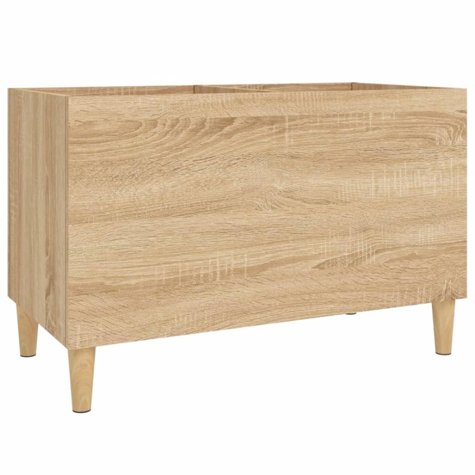 Mueble discos madera contrachapada roble Sonoma 74,5x38x48