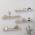 Estantes de pared 4 unidades roble Sonoma 80x9x3