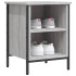 Zapatero madera de ingeniería gris Sonoma 38x35x50
