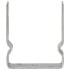 Anclajes de valla 6 uds acero galvanizado plateado 12x6x15