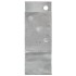 Anclajes de valla 6 uds acero galvanizado plateado 12x6x15