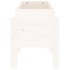 Jardinera madera maciza de pino blanco 62x30x38