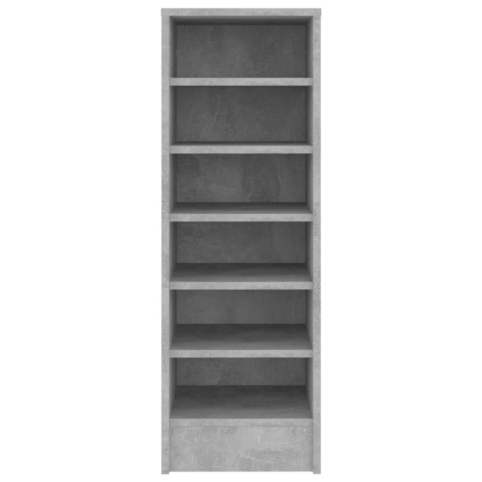 Mueble zapatero madera contrachapada gris hormigón