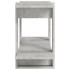 Estantería madera contrachapada gris hormigón 100x30x51