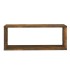 Estantes cúbicos de pared 4 uds madera roble ahumado