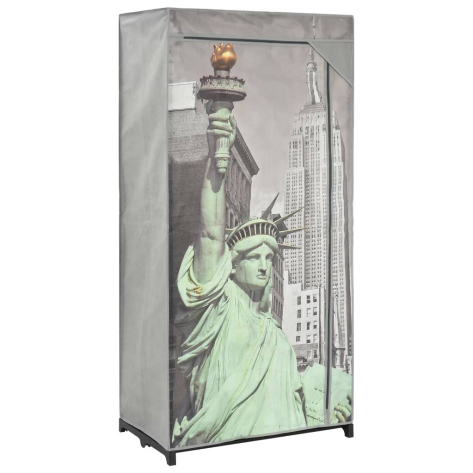 Armario de tela New York 75x45x160