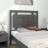 Cabecero de cama madera maciza de pino gris 95,5x4x100