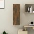 Mueble para TV madera de ingeniería roble ahumado 30,5x30x90