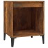 Mesita de noche roble ahumado 40x35x50