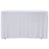 Fundas elásticas de mesa 2 uds con falda 120x60,5x74 cm