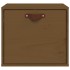 Armario de pared madera maciza de pino marrón miel 40x30x35