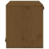 Armario de pared madera maciza de pino marrón miel 40x30x35