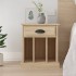 Mesita de noche color roble Sonoma 43x36x50