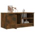 Mueble para TV madera contrachapada roble ahumado 80x35x36,5