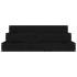 Jardinera de madera maciza de pino negro 78x78x27