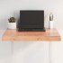 Tablero mesa madera tratada borde natural marrón 60x50x(2-6)