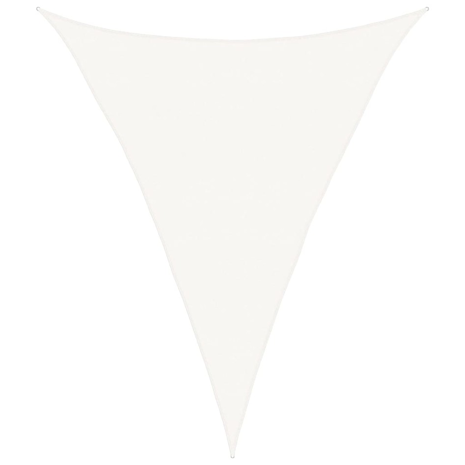 Toldo de vela blanco HDPE 160 g/m² 5x6x6