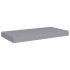 Estantes flotantes de pared 4 uds MDF gris 50x23x3,8