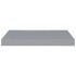 Estantes flotantes de pared 4 uds MDF gris 50x23x3,8