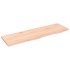 Estante de pared madera maciza de roble sin tratar 100x30x2