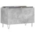 Mueble discos madera contrachapada gris hormigón 74,5x38x48