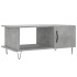 Mesa de centro madera contrachapada gris hormigón 90x50x40