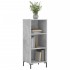 Aparador de madera de ingeniería gris hormigón 34,5x32,5x90