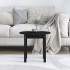 Mesa de centro madera maciza de pino negro Ø 45x40
