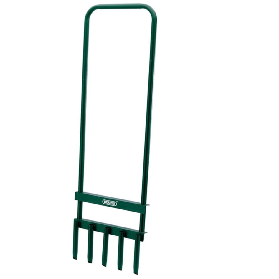 Draper Tools Aireador de césped 29x93 cm verde