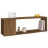 Mueble para TV madera contrachapada roble marrón 100x24x32