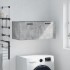 Armario de pared madera ingeniería gris hormigón 80x36,5x35